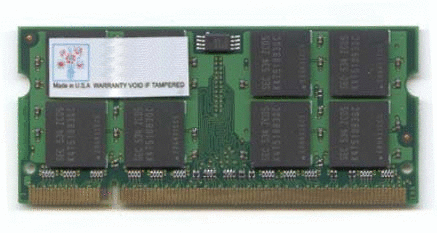 DDR2-667 SODIMM 1GB 5300 Notebook Memory